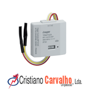 Micro módulo 2 entradas RF - pilhas - TRM702A