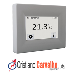Termostato sensível ao toque com tela colorida TFT