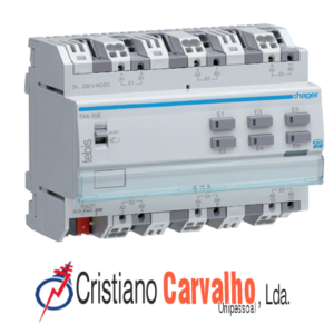 Módulo 6 entradas bin. universais KNX - TXA306
