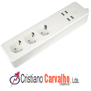 Míltiplas tomadas inteligente - NVS-PWSTRIPF-W